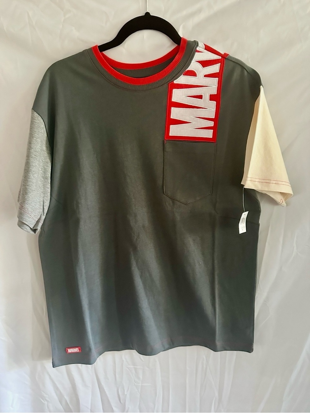 Marvel Colorblock Pocket Tee Disney Parks Shirt Adult Medium NWT